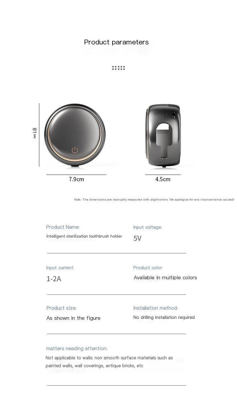 Purely Hygenic™ V2 — UV Toothbrush Sanitizer w/ Philips UV Tech